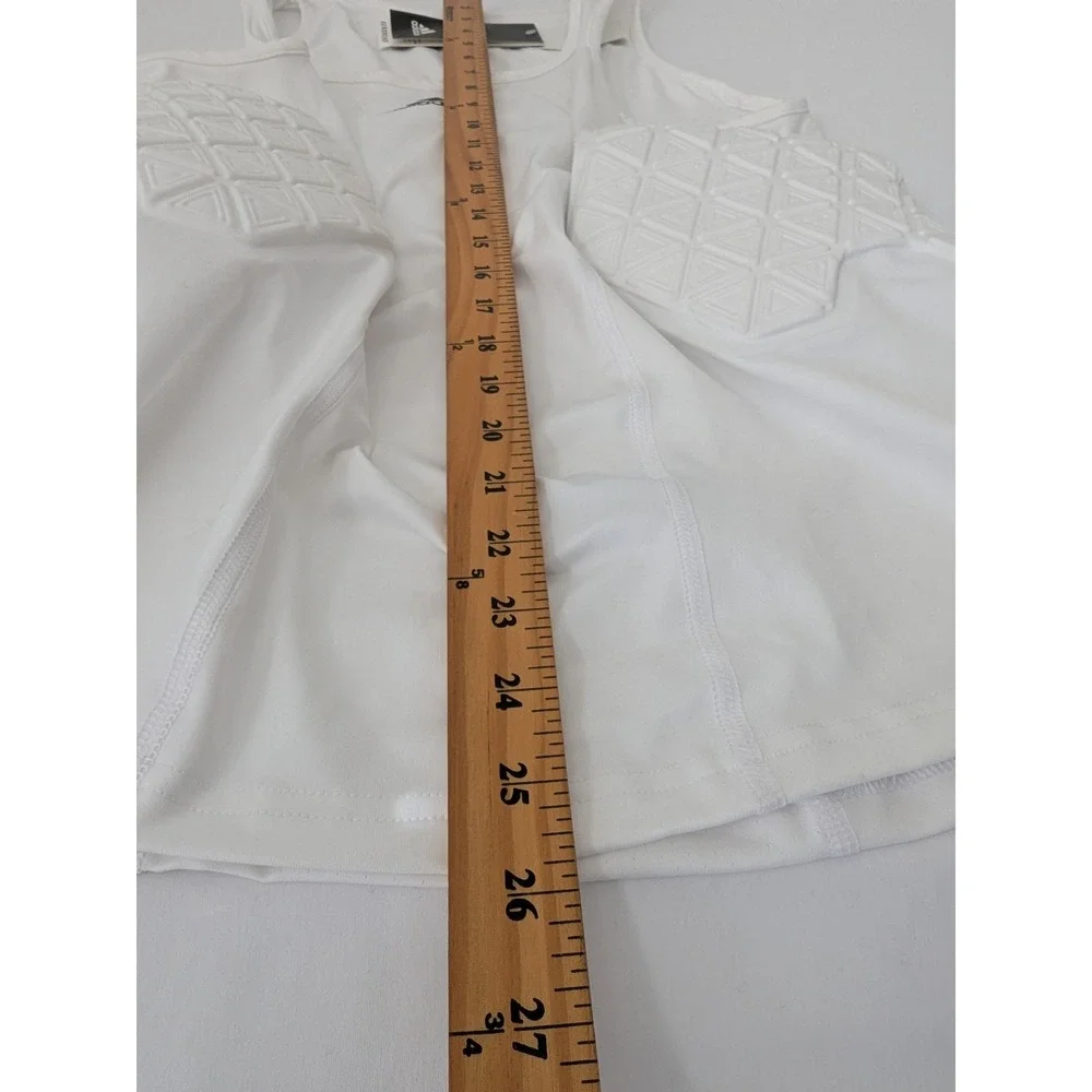 Adidas Padded Tank Top White‎ AEROREADY Men's 2XL Basketball Football